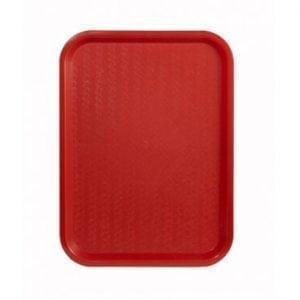 Red Food Tray