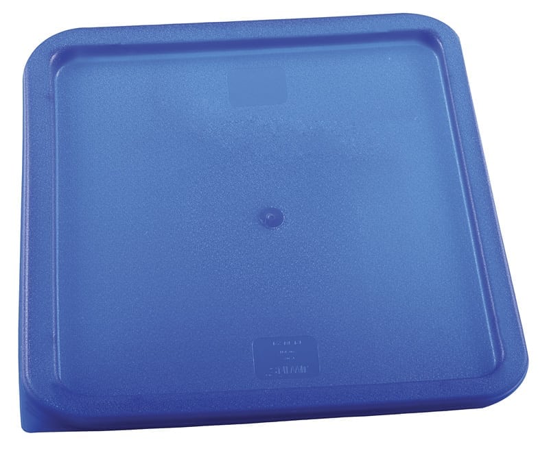 Polyethylene Square Lids, Blue 1 | Global Restaurant Source