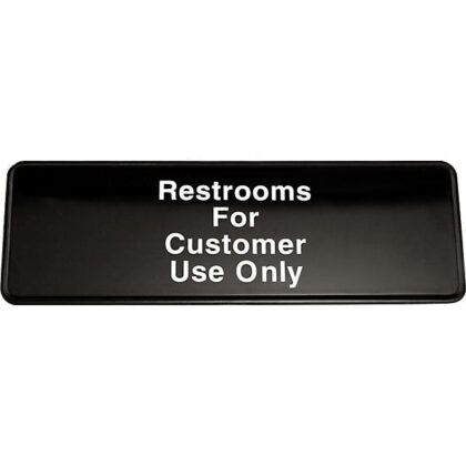 Restrooms for Customers