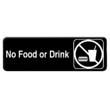 No Food or Drink