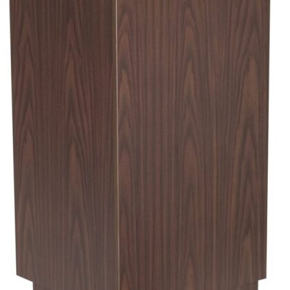 Podium, Walnut with Casters