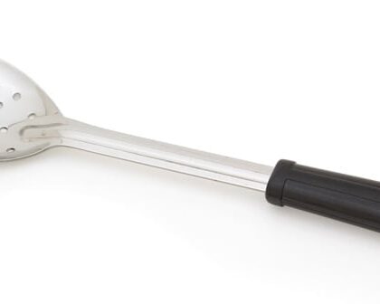 Basting Spoon with Handle, 13" Pierced