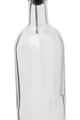 16 oz Square Glass Cruet with S/S Pourer