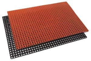 Rubber Floor Mat 3' x 5' x 3/4" Black