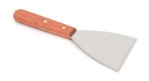 Scraper 4" Wide Stainless Steel Blade Wood Handle