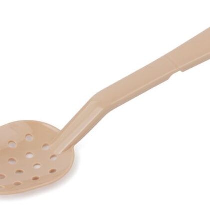 Perforated Polycarbonate Serving Spoon, 13" Beige