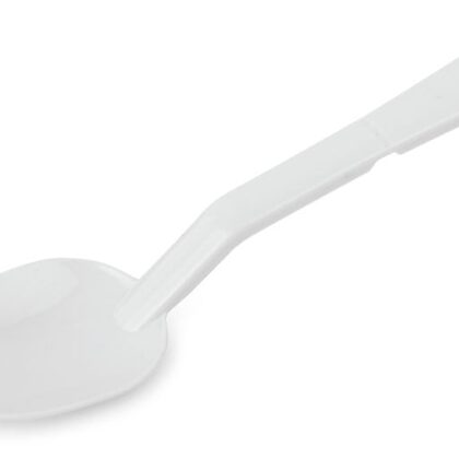 Polycarbonate Serving Spoon, 13" White