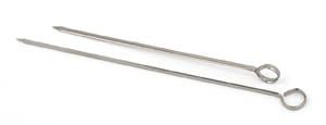 Oval Stainless Skewer, 12"