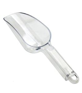 Ice Scoop, 12 oz Clear Polycarb