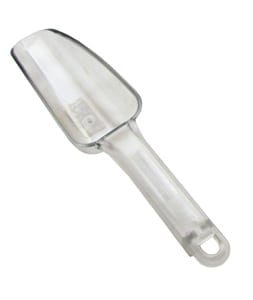 Ice Scoop, 6 oz Clear Polycarb