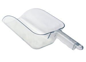 Ice Scoop, 64 oz Clear Polycarb