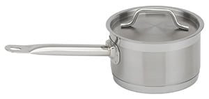 NSF Stainless Steel Sauce Pan with Lid, 6 qt