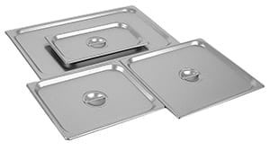 Solid Pan Covers, Quarter Size