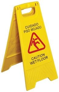 Caution "Wet Floor" Sign