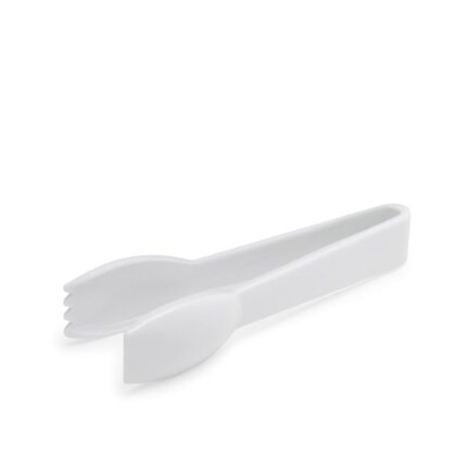 Plastic Tong, 6" White