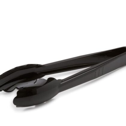 Plastic Tong, 9" Black